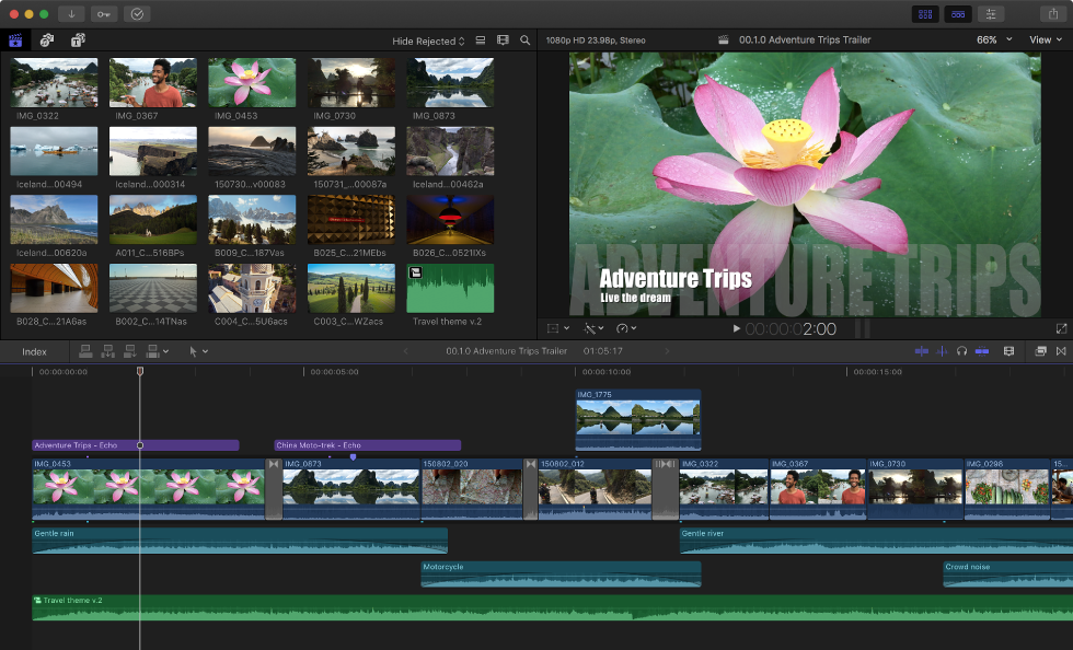 Programas de edição de vídeo - Final Cut